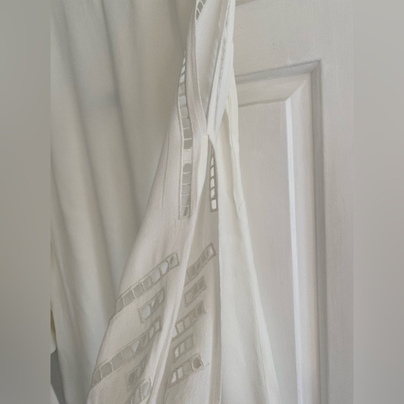 Lulus White Long Sleeve Mini Dress Size S - Picture 2 of 9